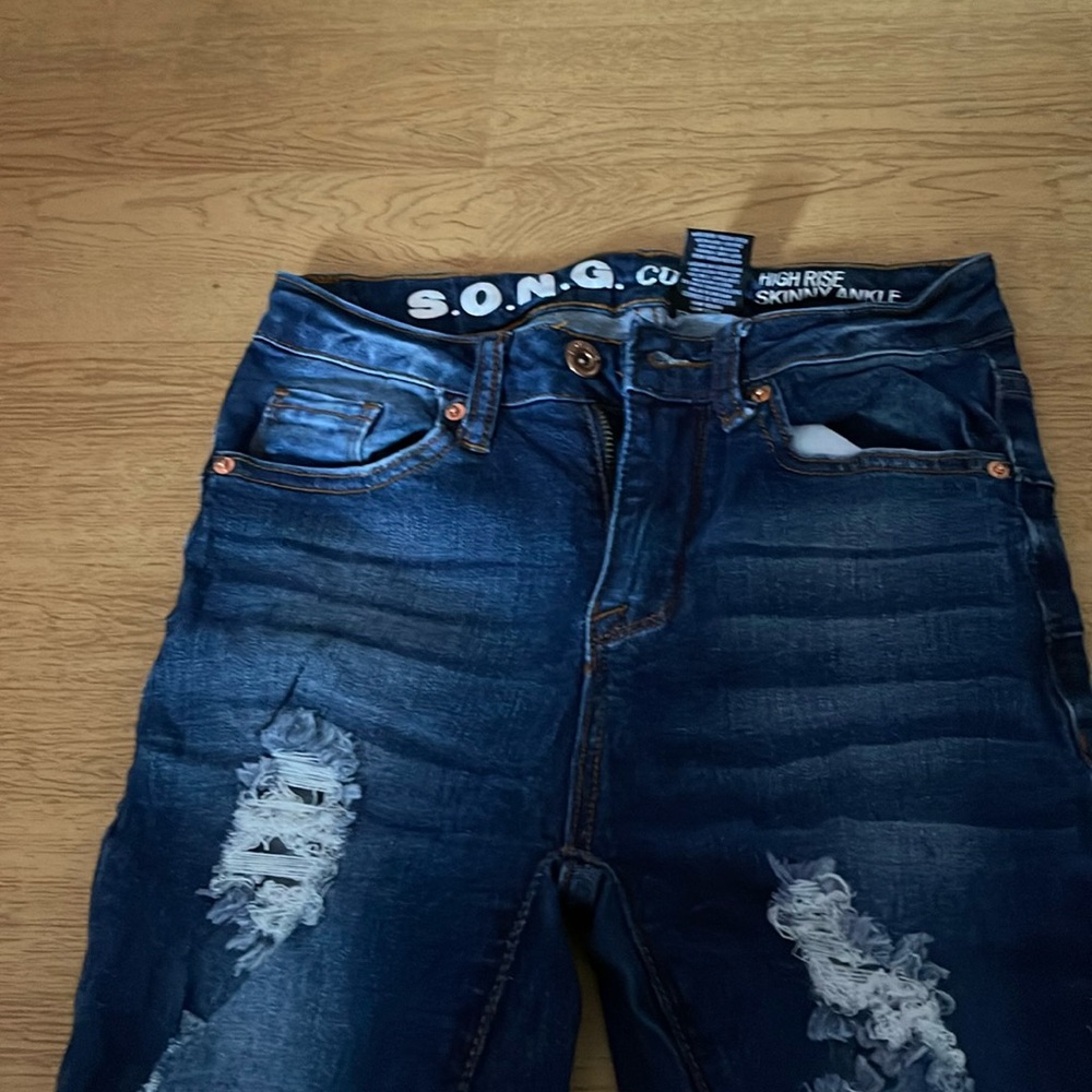 S.o.n.g. Curvy high rise skinny ankle size 00/23